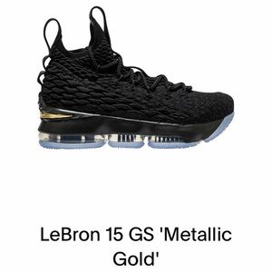 Nike Lebron 15 GS ‘Metallic Gold’